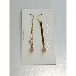 NEW Numbered Sand Made in Hawaii Gold Aloha Earrings